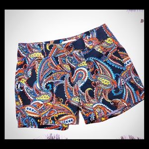 Gorgeous Paisley Banana Republic Shorts